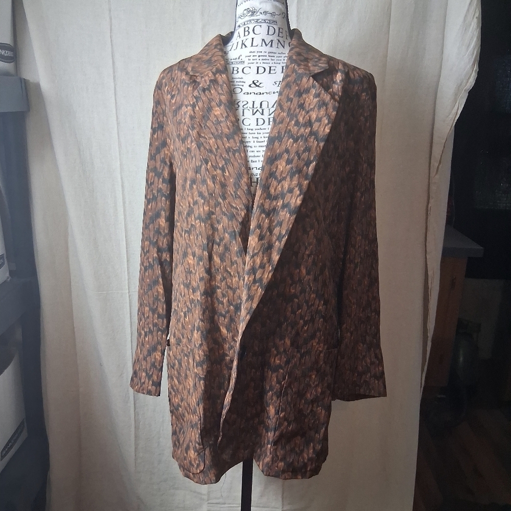 Vintage 80s Linda Allard Ellen Tracy Silk Blouse - Size 6 - Picture 2 of 6